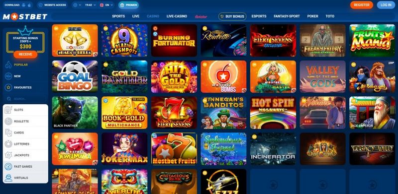 Mostbet Online Casino
